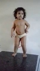 Small baby excellent dance performance for the baby doll song