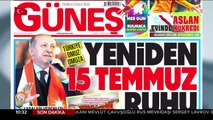 Güneş Gazetesi'nin bugünkü manşeti