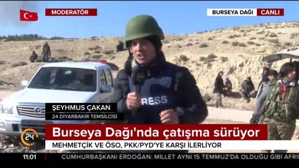 Burseya Dağı'nda çatışma sürüyor