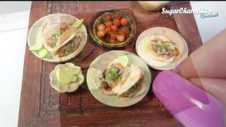 How To Mini Mexican Taco Tutorial // DIY Miniature Food