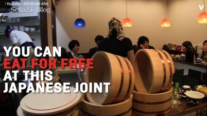 You Can Eat for Free at This Japanese Restaurant, But There's One Catch
