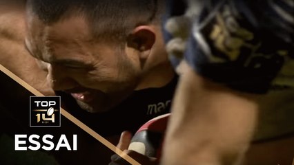 TOP 14 - Essai Taiasina TUIFUA (LOU) - Lyon - Agen - J16 - Saison 2017/2018