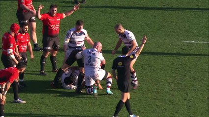 TOP 14 - Essai Romain LONCA (UBB) - Toulon - Bordeaux-Bègles - J16 - Saison 2017/2018