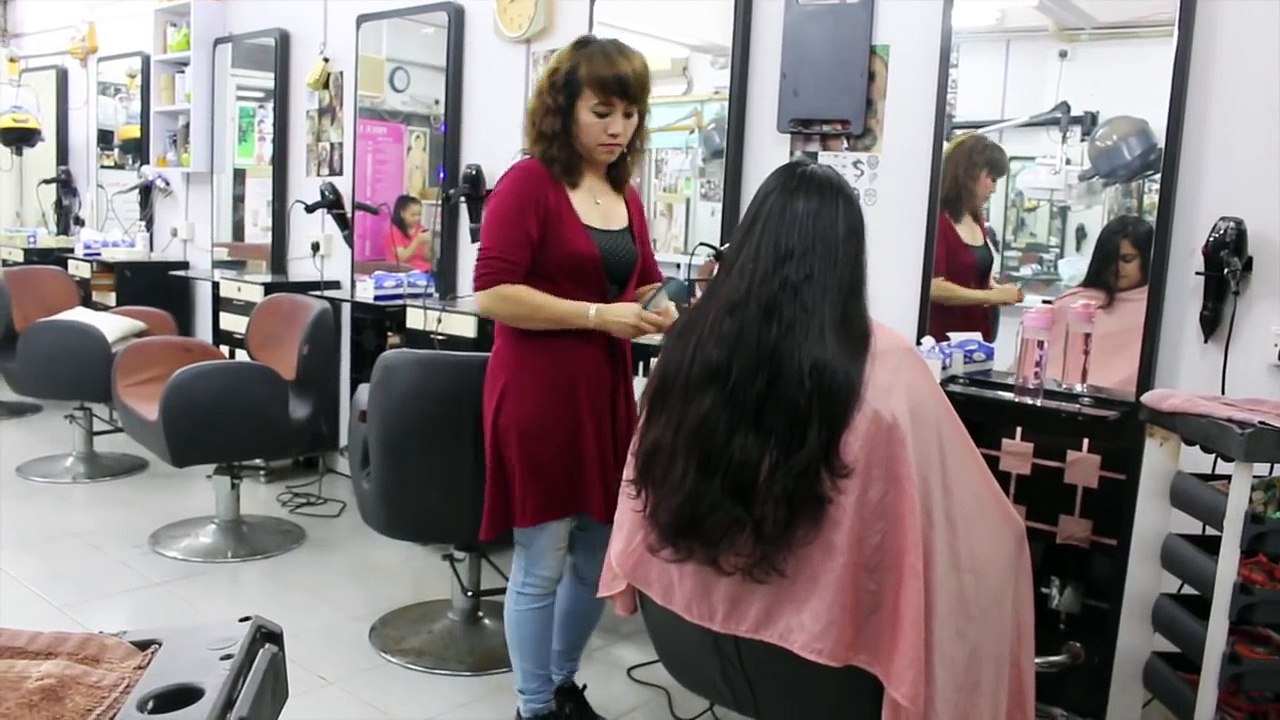 V shape layer cut
