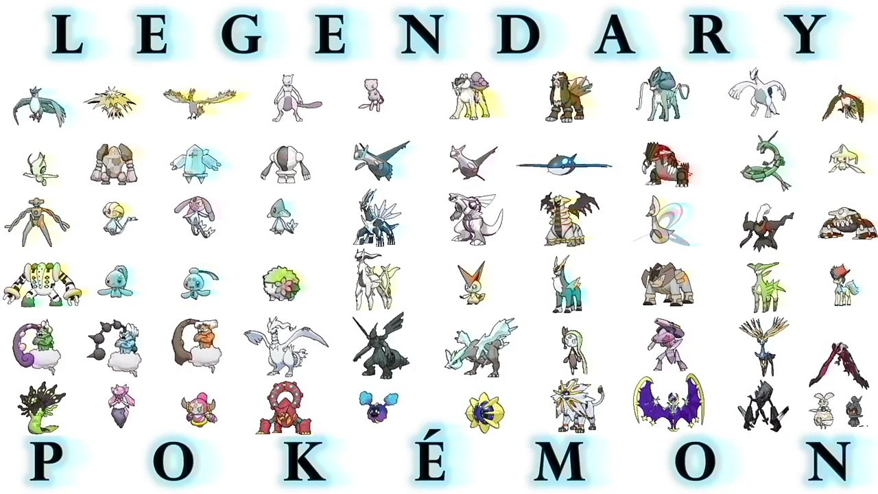 All Legendary Pokémon Animated Sprites