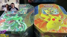 WORST BOOSTER PACKS EVER?! | Opening Rayquaza EX & Pikachu EX Pokemon Card Tins