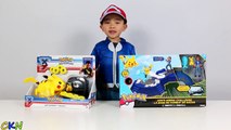 Pokemon Toys Unboxing Ash's Arena Challenge and Battle Ready Pikachu Opening Fun Ckn Toys