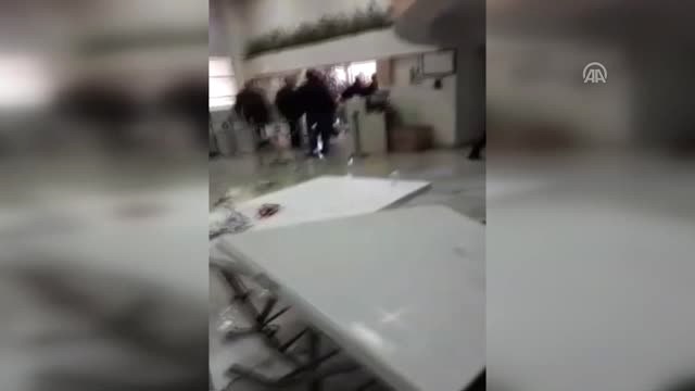 İzmir Pazarcılar Odası Kongresinde Arbede