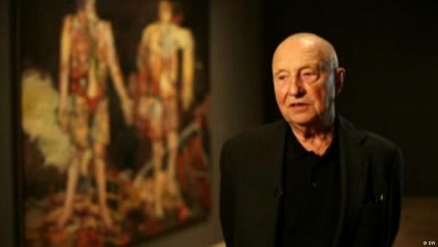 غيورغ بازلتس في عيد ميلاده الثمانين