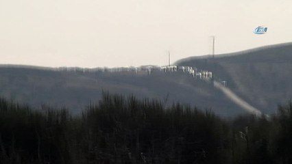 Burseya Dağı'ndan top sesleri yükselmeye devam ediyor