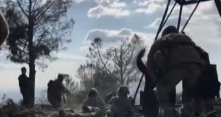 Burseya Dağı'ndaki Çatışma Anı, Dakika Dakika Görüntülendi