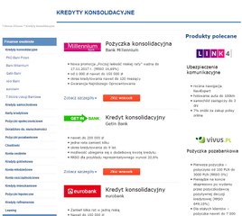 KREDYTY KONSOLIDACYJNE  kubuszek.produktyfinansowe.pl/kredyty-konsolidacyjne.html