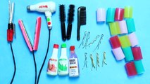 How to Make Miniature Hair Salon Products - 10 Easy DIY Miniature Doll Crafts