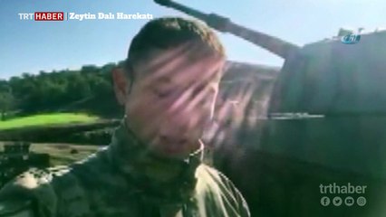 Mehmetçik Afrin'de görev yapmak isteyen Genel Cerrah için tank atışı yaptı