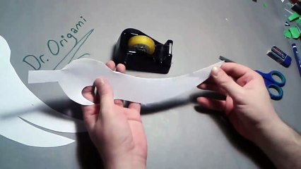 | DIY | How to make a paper double blade sword- EASY TUTORİAL-Toy Weapons-By Dr. Origami