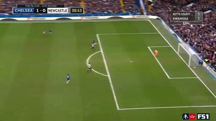 Michy Batshuayi  Goal HD - Chelsea	1-0	Newcastle 28.01.2018