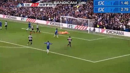 Michy Barshuayi Goal - Chelsea 1-0 Newcastle United 28.01.2018
