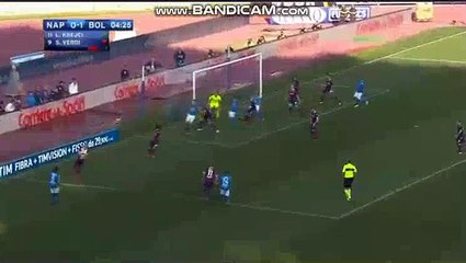 Ibrahima Mbaye Own Goal - Napoli 1-1 Bologna 28.01.2018