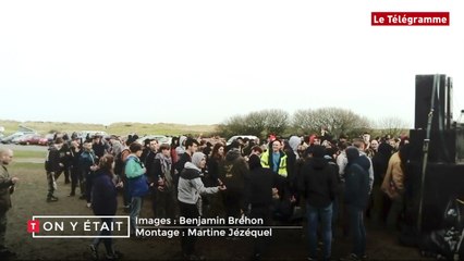 Tréflez (29). Rave-party sur le parking de Guévroc