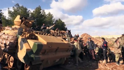 TSK ve ÖSO, Burseya Dağı'nda ileri güvenlik ve tahkimat çalışmalarına başladı - AFRİN