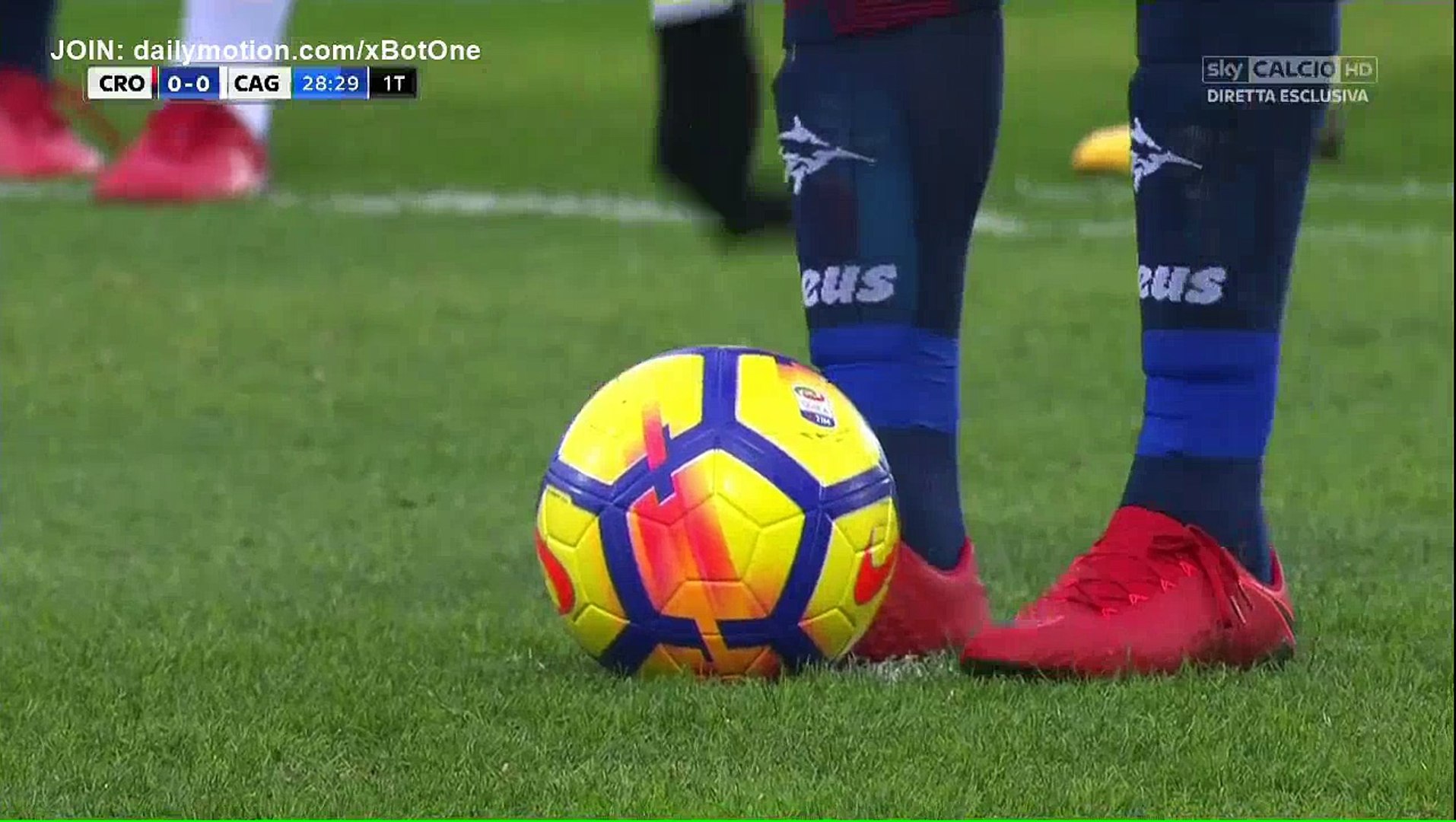 Marcello Trotta penalty Goal HD - Crotone 1 - 0 Cagliari - 28.01.2018 (Full  Replay) - video Dailymotion