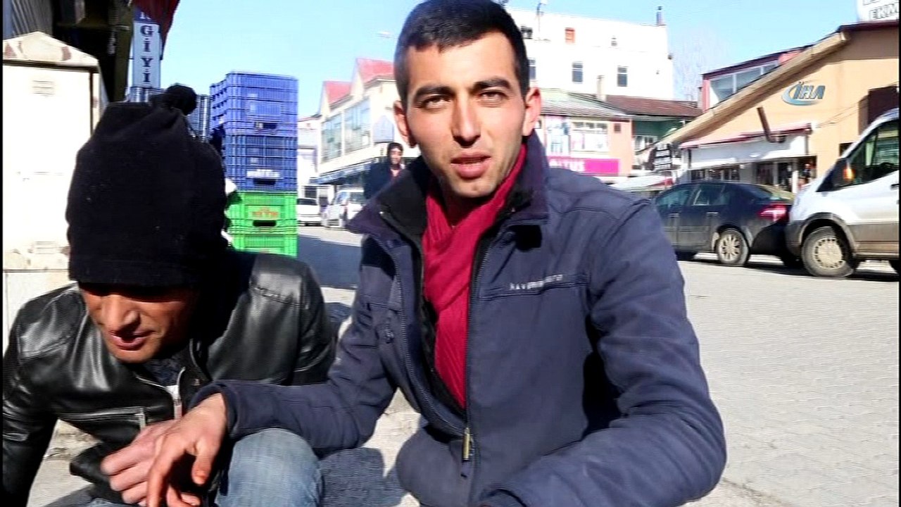 Kış günü mangal keyfi