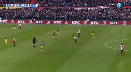 Tonny Vilhena  Goal HD - Feyenoord	1-0	Den Haag 28.01.2018