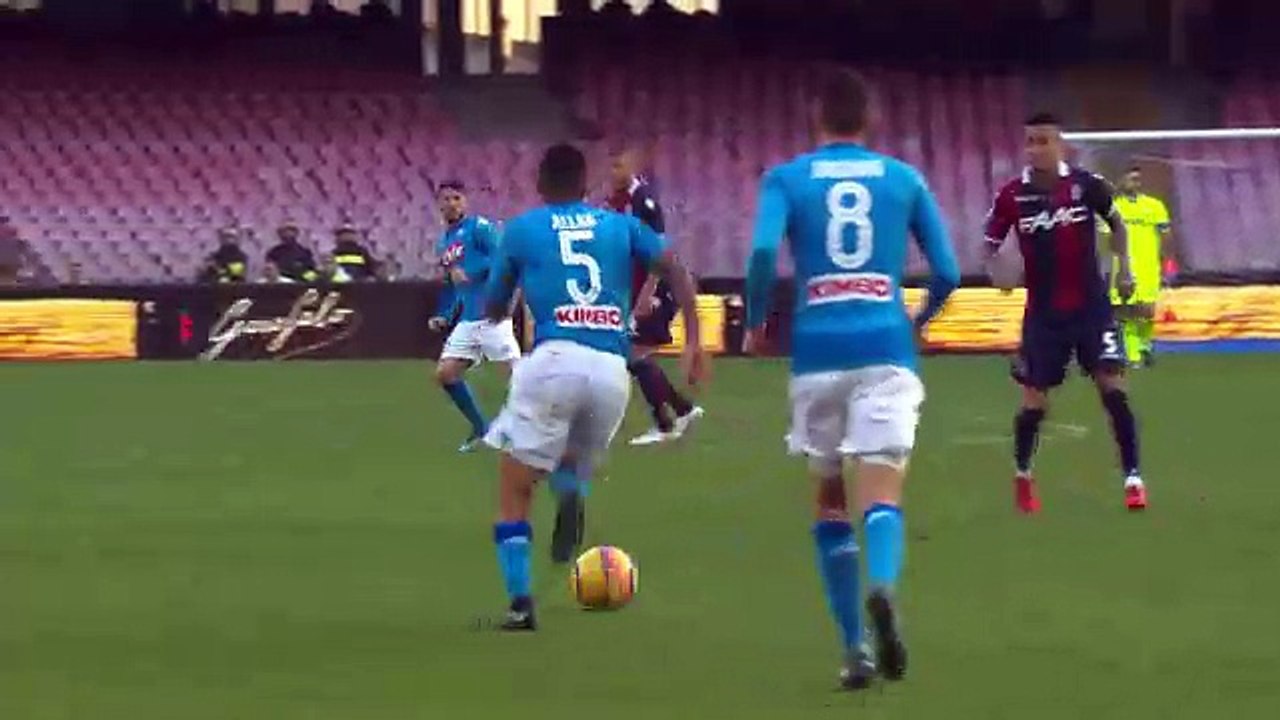 Dries Mertens Goal HD - Napoli	3-1	Bologna 28.01.2018