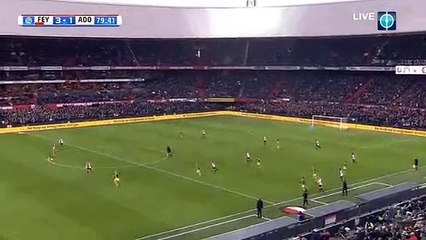 Jens Toornstra GOAL HD - Feyenoord 3-1 Den Haag 28.01.2018