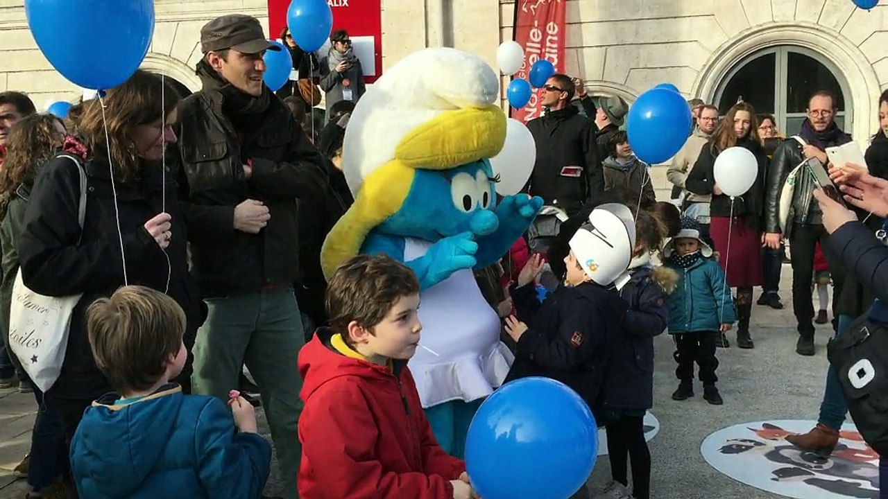 Les Schtroumpfs font la fête aux Chais Magelis