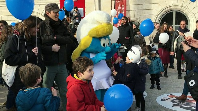 Les Schtroumpfs font la fête aux Chais Magelis