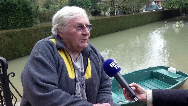 Crue de la Marne: à Lagny, des habitants refusent de quitter leur domicile