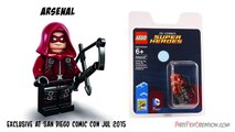 Lego ARSENAL Roy Harper Exclusive  SDCC 2015 DC Comics Minifigure Review