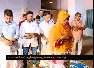 ജുമുഅ യ്ക്ക് നേതൃത്വം നൽകി ജാമിദ ടീച്ചർ