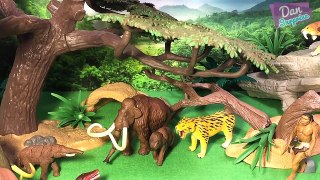 10 PREHISTORIC ANIMALS SURPRISE TOYS 3D PUZZLES for kids – Woolly Mammoth Rhino Smilodon
