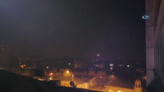 Afrin'deki Pkk/pyd Mevzileri Çnra ile Vuruyor