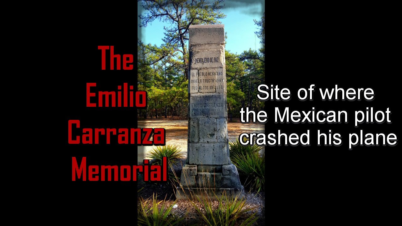 Emilio Carranza Crash Site Memorial Tabernacle NJ (Axis Video)
