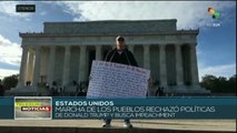 EE.UU: Organizaciones realizan Marcha de los Pueblos contra Trump