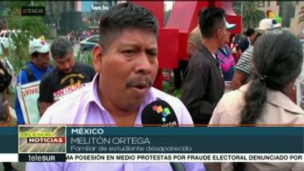 México: exigen presentación con vida de los 43 jóvenes de Ayotzinapa