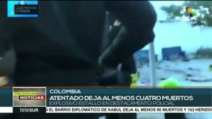 Colombia: confirman 4 muertos tras el atentado en Barranquilla