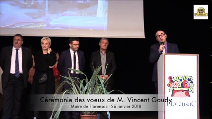 FLORENSAC - Les vœux de Vincent Gaudy