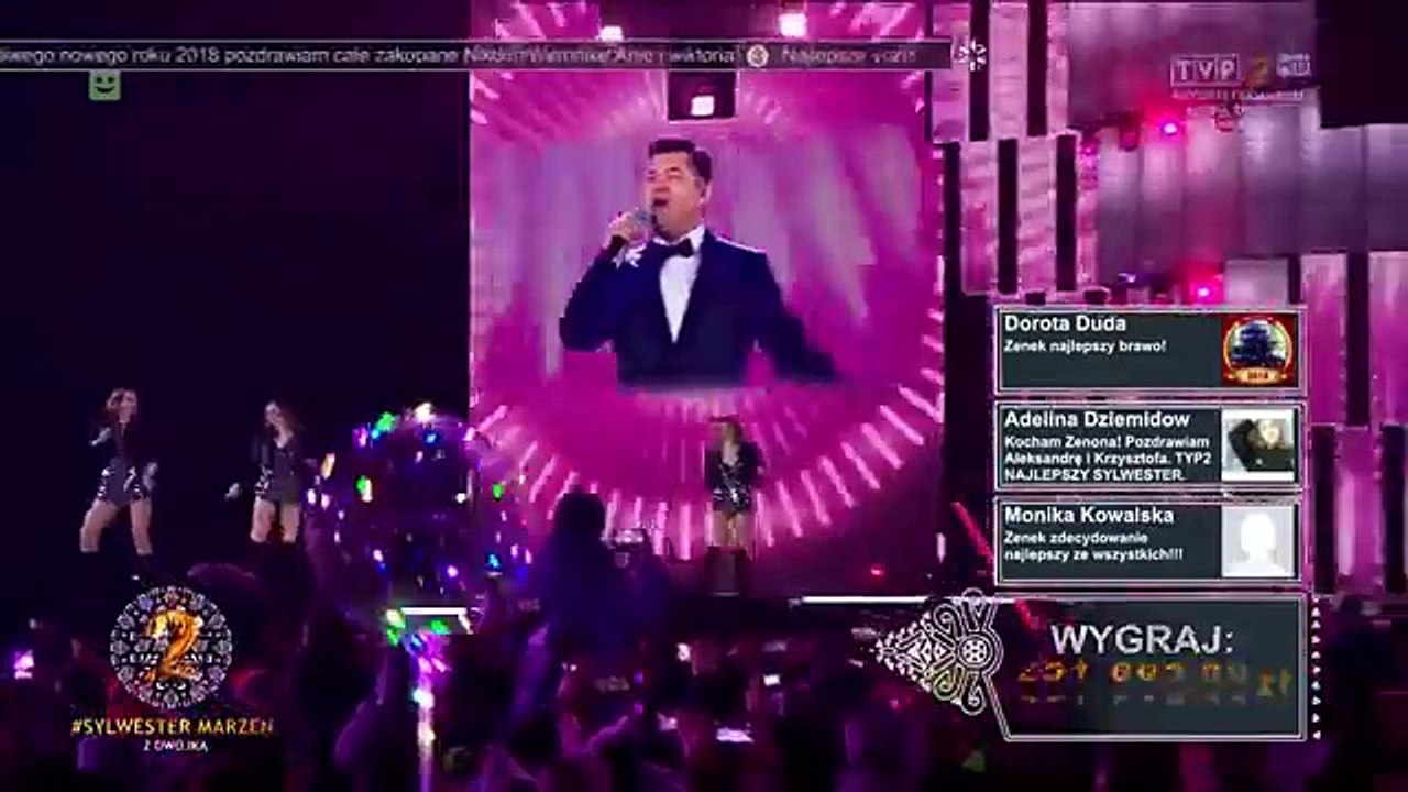 Zenon Martyniuk – „Życie to są chwile”/„Przez Twe oczy zielone" - Sylwester z Dwójką