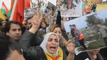 Cientos de personas se manifiestan en Beirut contra la ofensiva turca en Afrín