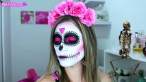 Maquillaje de Catrina Fácil para Principiantes | HALLOWEEN | NatyGloss