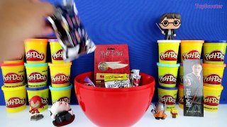 GIANT HARRY POTTER Surprise Egg Play Doh - Harry Potter Toys Avengers Minecraft Shopkins