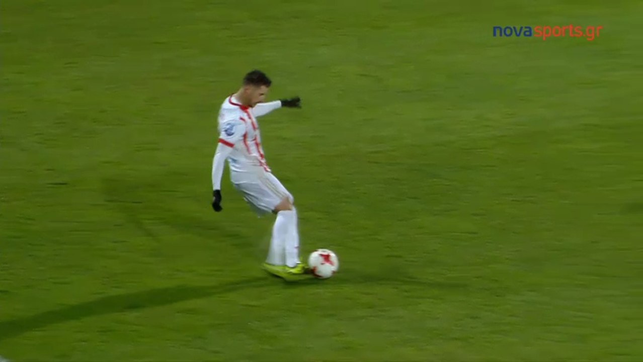 Kevin Mirallas AMAZING Chance - Asteras Tripolis vs Olympiakos  - 28.01.2018