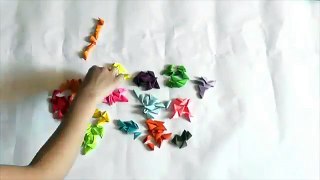 3D origami dragon (dinosaur) tutorial