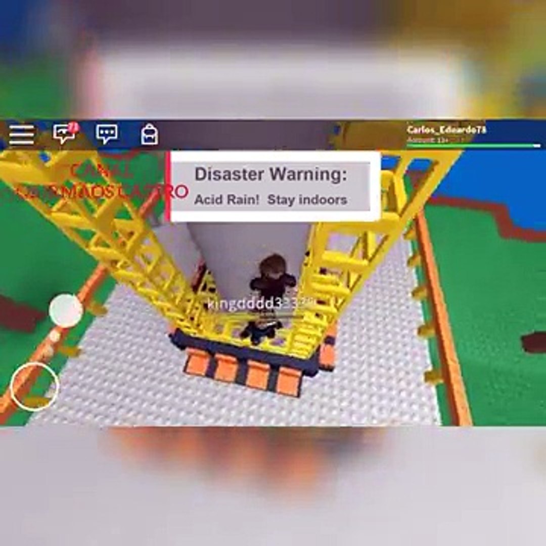 Roblox - DISASTRES NATURAIS
