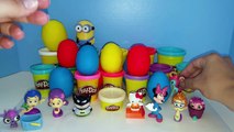 Play Doh Eggs Surprise Hello Kitty Disney Princess Minnie Mouse Bubble Guppies - Toy Box Magic