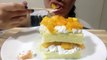 ASMR - ULTIMATE MANGO CREAM CAKE | Eating Show | MUKBANG 먹방 | Soft Eating Sounds | ASMREats